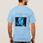 Leo mannelijk vrouw t-shirt (Achterkant)