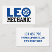 Leo Mechanic Visitekaartje (Voorkant / Achterkant)
