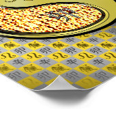 Leo & Metaal Konijn Poster (Hoek)