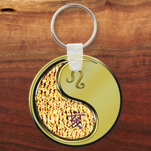 Leo & Metal Boar Sleutelhanger (Voorkant)