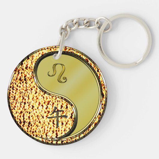 Leo & Metal Horse Sleutelhanger (Achterkant)