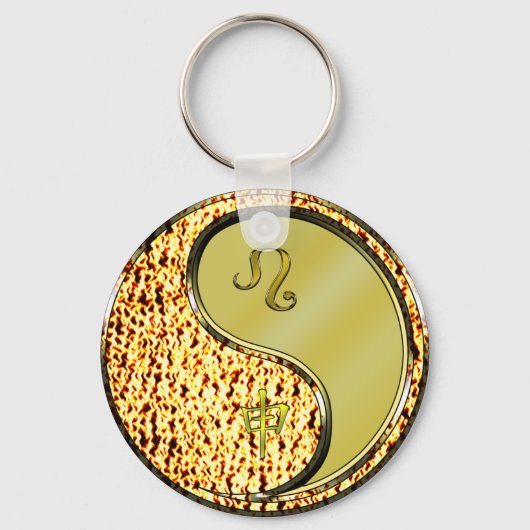 Leo & Metal Monkey Sleutelhanger (Voorkant)