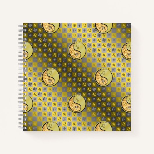 Leo & Metal Rabbit Notitieboek (Voorkant)