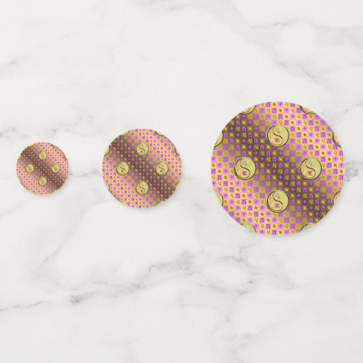 Leo & Metal Rooster Confetti (Achterkanten)