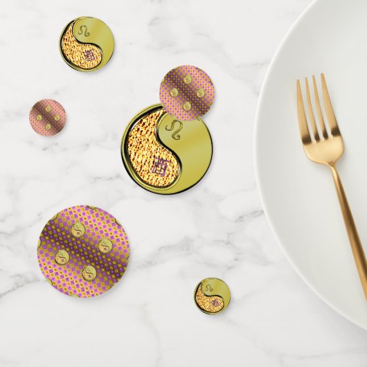 Leo & Metal Rooster Confetti (Groep)