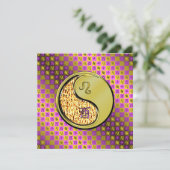 Leo & Metal Rooster Kaart (Staand voorkant)