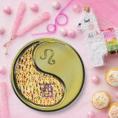 Leo & Metal Rooster Papieren Bordje (Feest)