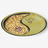 Leo & Metal Rooster Papieren Bordje (Gekanteld)