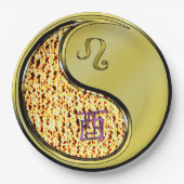 Leo & Metal Rooster Papieren Bordje (Voorkant)