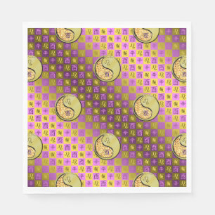 Leo & Metal Rooster Servet