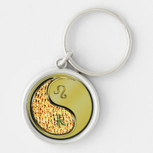 Leo & Metalen Geit Sleutelhanger