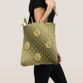 Leo & Metalen Konijn Worpkussen Tote Bag (Dichtbij)