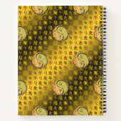 Leo & Metalen Paard Spiraal Notebook Notitieboek (Achterkant)