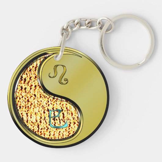 Leo & Metalen Slang Sleutelhanger (Achterkant)