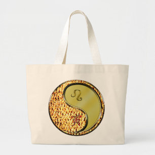 Leo & Metalen Tijger Grote Tote Bag