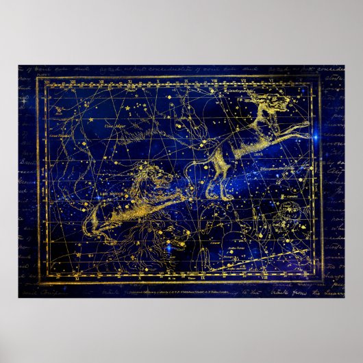 leo minor constellation poster (Voorkant)