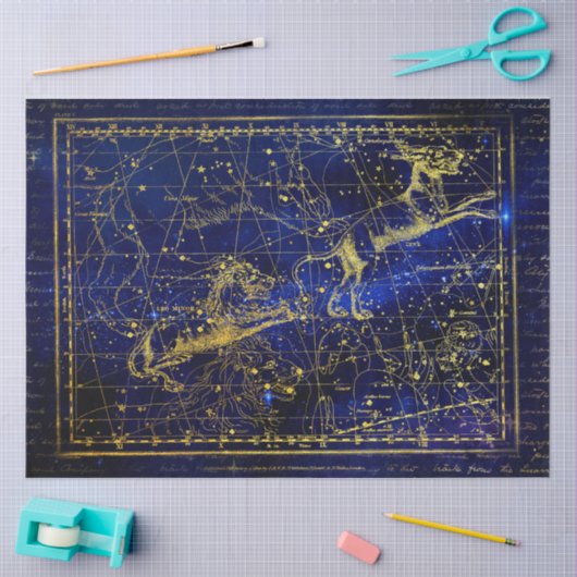 leo minor constellation tissue - papier (Craft)