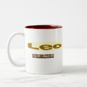 Leo-Mok Tweekleurige Koffiemok (Links)