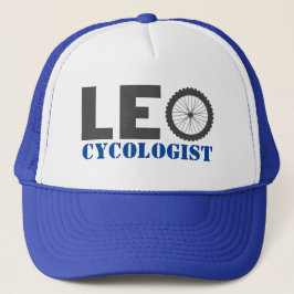 Leo Mountain Biker Trucker Hat Trucker Pet