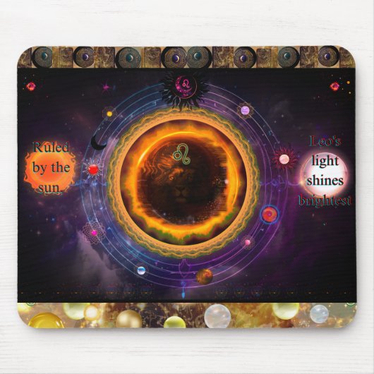 Leo mousepad muismat (Voorkant)