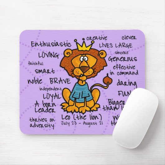 leo mousepad muismat (Met muis)