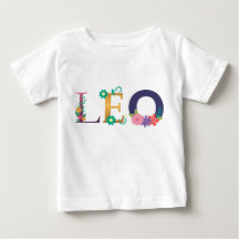 LÉO naamkunst met geborduurde bloemen