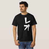 Leo-Name Katakana T-shirt-w T-shirt (Voorkant volledig)