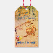 Leo New Baby Gift Cadeaulabel (Voorkant)