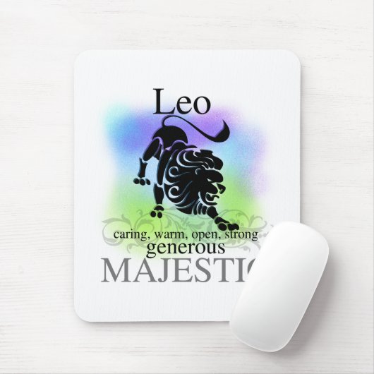 Leo over jou muismat (Met muis)