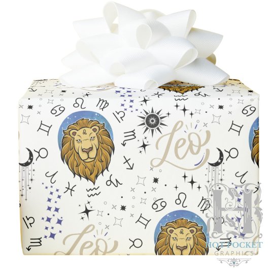 Leo-pakpapier Cadeaupapier