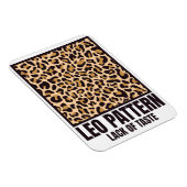 Leo Pattern Bad Taste Mode Victim Magneet (Rechterzijde)