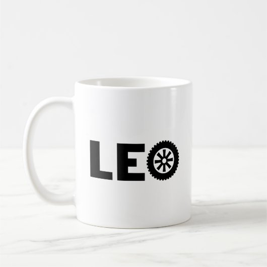 Leo Petrol Head Koffiemok (Links)