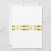 Leo Photo Birthday Party Invitation Kaart (Achterkant)