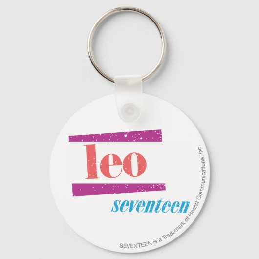 Leo Pink Sleutelhanger (Voorkant)
