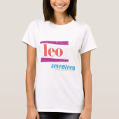 Leo Pink T-shirt (Voorkant)