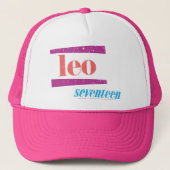 Leo Pink Trucker Pet (Voorkant)