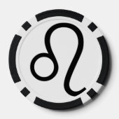 Leo Poker Chips (Achterkant)