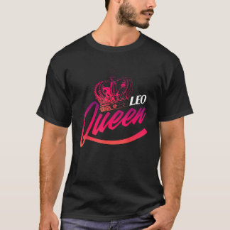 Leo Queen Astrologie sterrenbeeld Geboorte teken 1 T-shirt