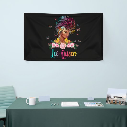 Leo Queen Black Women Persistent Mooi Spandoek (Beurs)