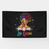 Leo Queen Black Women Persistent Mooi Spandoek (Horizontaal)