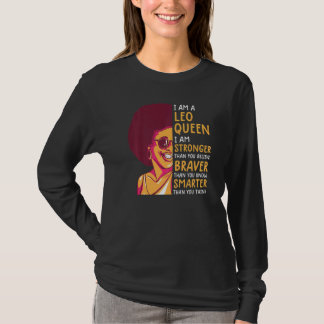 Leo Queen For Women Astrology Zodiac Girls Leo T-shirt
