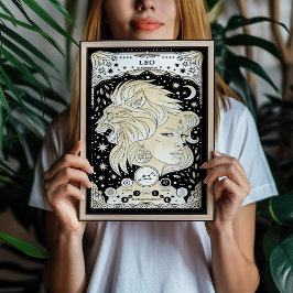 Leo Radiant en Regal - Astrologie Art Poster
