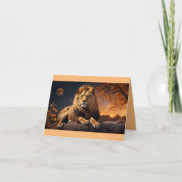 Leo Radiant Roar - Gelukkige Verjaardag Kaart
