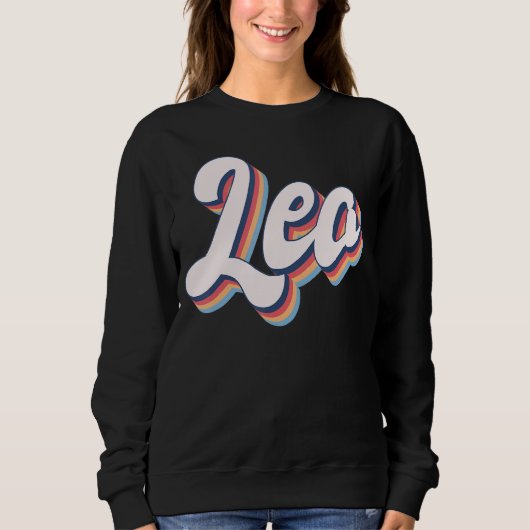 Leo Retro Zodiac Birth Sign Trui (Voorkant)