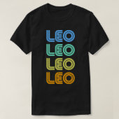 Leo  Retro Zodiac Sign Leo Constellation & T-shirt (Design voorkant)