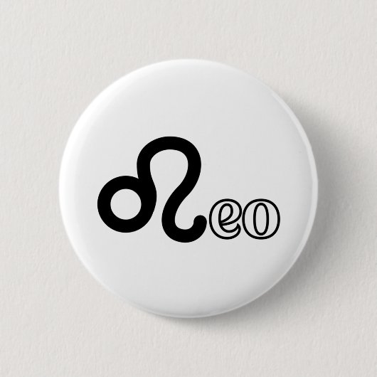 Leo Ronde Button 5,7 Cm (Voorkant)