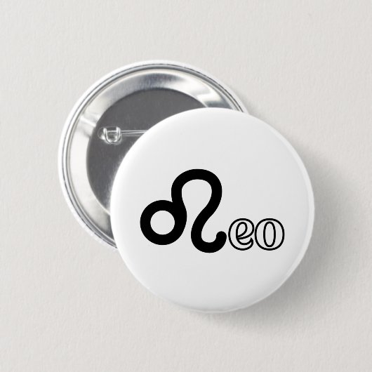 Leo Ronde Button 5,7 Cm (Voorkant /achterkant)