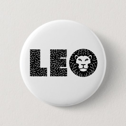 Leo Ronde Button 5,7 Cm (Voorkant)