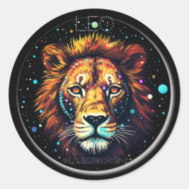 Leo Ronde Sticker