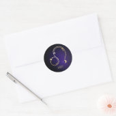 Leo Ronde Sticker (Envelop)
